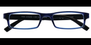 Lunettes de lecture Finn bleu-noir