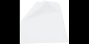 Chiffons en microfibres - 12 x 16 - Blanc - Qualité optisoft easy Standard