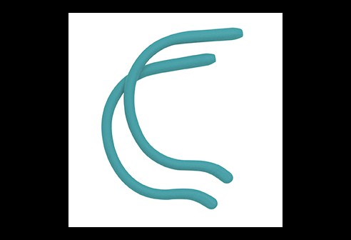 Embouts, enfants: longueur 80 mm, pétrole