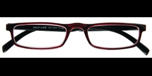 Lunettes de lecture Half-line rouge noir