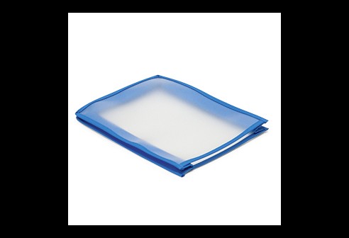 Pochettes de commandes format A6 bleu
