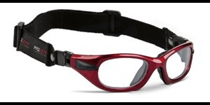 Progear Lunettes de sport - S - Metallic Red - avec bandeau