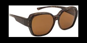 Lunettes superposables modèle Athens L brillant havane
