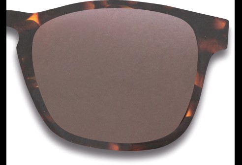 Clips polarisants rabattables et à emboiter havane teinte marron 85-90%