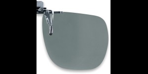 Shoptic Clips «Standard» Gris – rabattable, sans polarisation