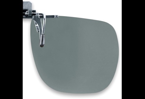 Shoptic Clips «Standard» Gris – rabattable, sans polarisation