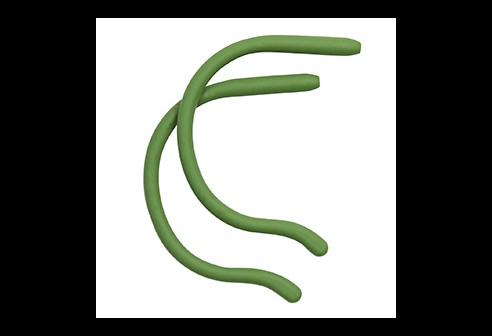 Embouts, enfants: longueur 80 mm, vert