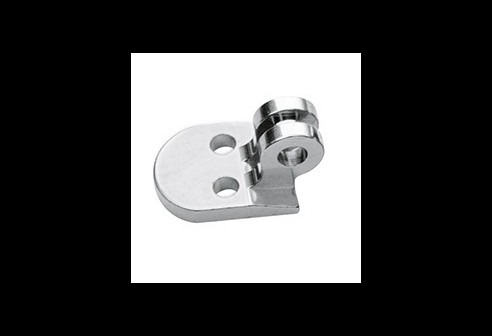 Charnières à rivets, yeux double, partie fixée sur la monture côte droit <0.8 mm