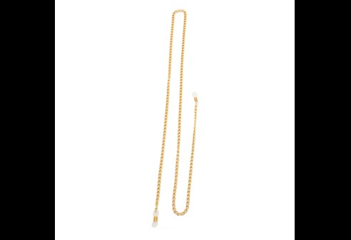 Chaîne à lunettes Bologne doré 3 pièces
