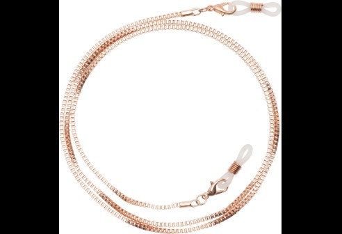 Chaînes de lunettes Napels or rose  3 pièces