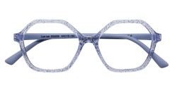 Lux Glitter bleu ciel/gris bleu clair, taille 44