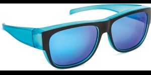  Lunettes superposables petite bleu-noir