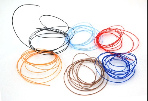 Fil de nylon assorti coleur, 0.5 mm