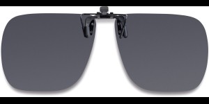 Clips polarisants rabattables avec méchanisme extra-fin gris