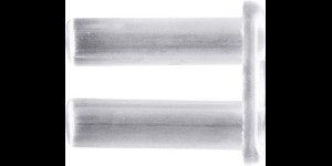 Rondelles plastiques pour lunettes percées, 1,00 mm