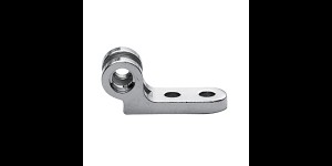 Charnières à rivets, partie fixée sur la branche côte droit, yeux double, ouverture 0,9 mm