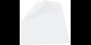 Chiffons en microfibres - 10 x 15 - Blanc - Qualité optilux Premium