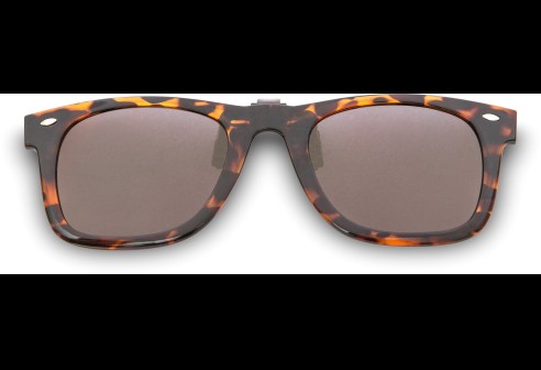 Clips polarisants rabattables et à emboiter marron M teinte marron 85-90%