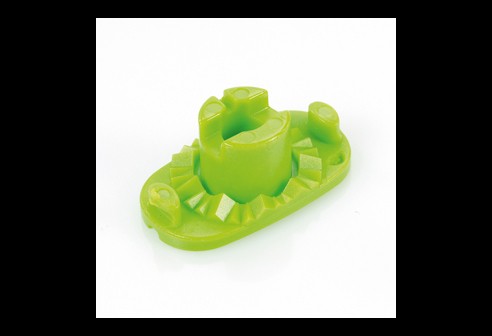 Bloc de fixation NIDEK Pliable-Cup, vert (verre droit), jusqu'à une base 6