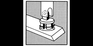 Pons met holle groef voor de Clavulus