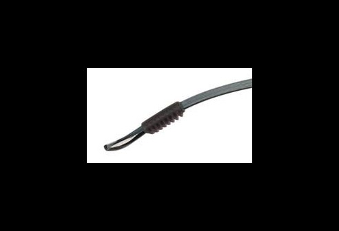 Caoutchouc antidérapant pour le bout de l'embout noir