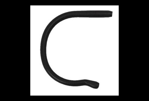 Embouts de sport en silicone, adultes: longueur 90 mm, noir