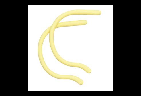 Embouts, enfants: longueur 80 mm, jaune