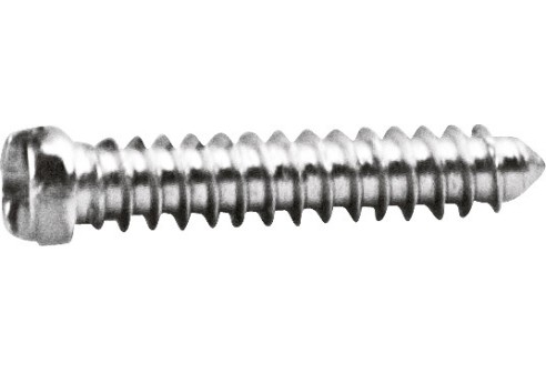 Kruiskop/gleuf-schroef zilver Ø 1,4 lengte 7,8 mm