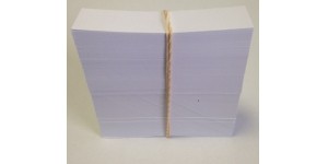 Etiketten voor werkbakken, 2 x 8cm papier