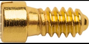 Gleufschroef goud Ø 1,3 lengte 3,5 mm