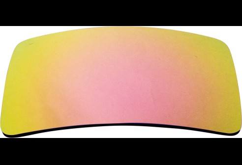 Triacetaat, rose-goud spiegel-coating met polarisatie, 2 stuks