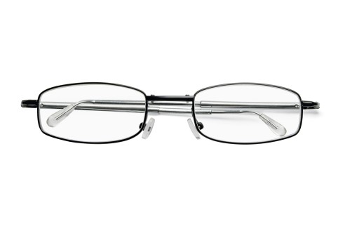 Shoptic Vouwbare kant-en-klaar leesbril - Zwart-zilver