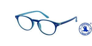 Leesbril Doktor new G66000 donkerblauw-lichtblauw Panto