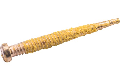 Gleufschroef goud Ø 1,4 lengte 11,6 mm