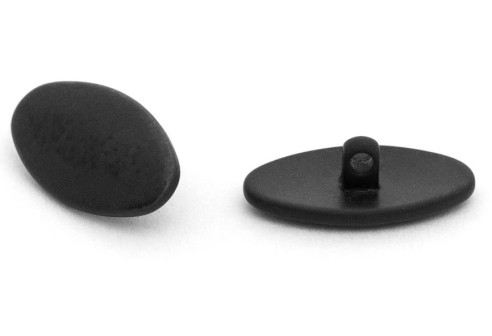 Titanium schroefpad gematteerd zwart allergievrij 13 mm