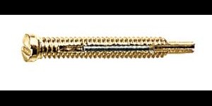 Gleufschroef goud Ø 1,5 lengte 11,5 mm