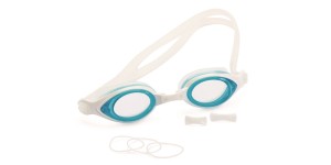 Kinderzwembril verglaasbaar, blauw
