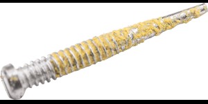 Gleufschroef zilver Tuflock Ø 1,5 lengte 11,6 mm