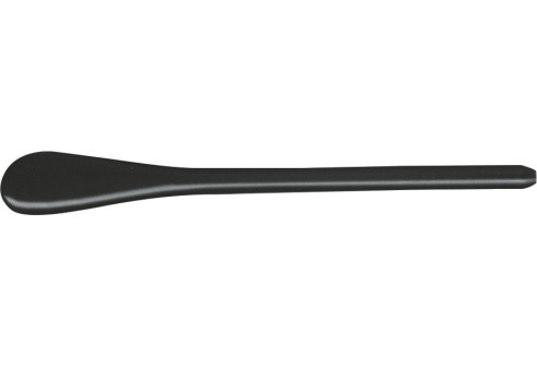 Silliconen oortip zwart Ø 1,4 mm