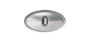 Titanium schroefpad gematteerd zilver allergievrij 13 mm