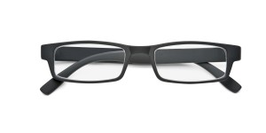 Leesbril kunststof met soft touch zwart
