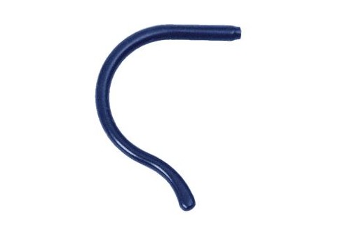 Siliconen kruloortip voor kinderen blauw Ø 1,0 tot 1,1 mm
