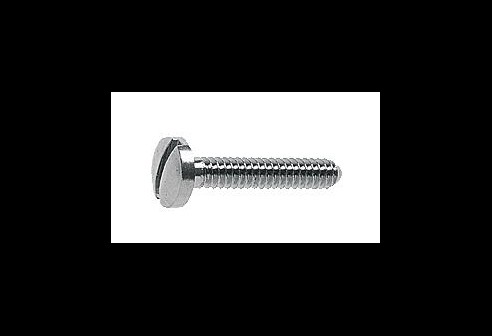 Gleufschroef zilver Ø 1,3 lengte 8,0 mm