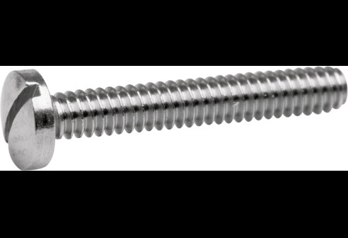 Gleufschroef zilver Ø 1,4 lengte 10 mm