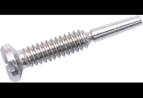 Gleufschroef zilver Ø 1,2 lengte 4,5/7,5 mm