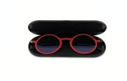 Ultradunne Leesbril mat rood