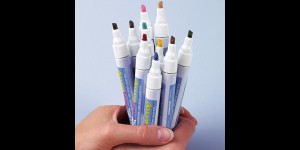 Glas decostiften, grijs