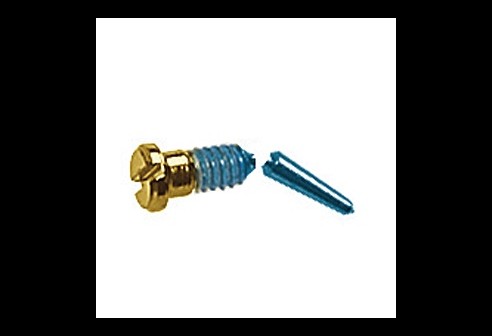 Gleufschroef goud Tuflock Ø 1,6 lengte 3,5/6,5 mm