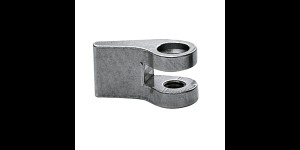 Soldeerscharnieren voorstukdeel, dubbele ogen, links, opening 1,05 mm