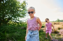 Juno Duo Styles flower havanna/paars, maat 43